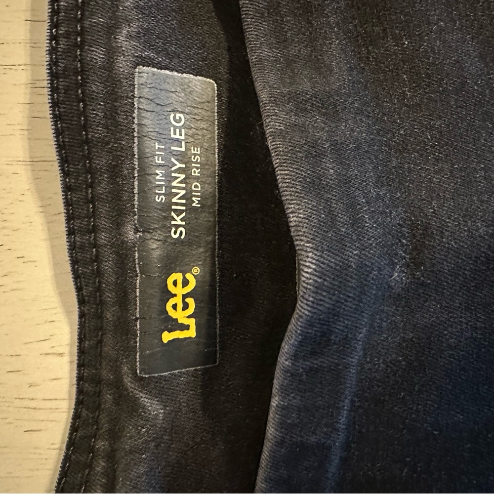 Lee Black Skinny Jeans Sleek Modern Fit